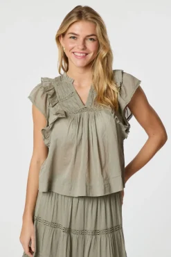 Neo Noir T-Shirts & Toppe<Jayla S Voile Top 159881
