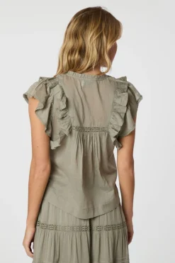 Neo Noir T-Shirts & Toppe<Jayla S Voile Top 159881