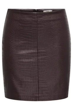 Clearance alexa Croco Skirt Nederdele