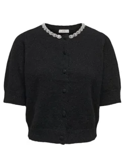 JDY Cardigans|Ammevenligt Tøj<alva Life 2/4 Embel Cardigan Knt