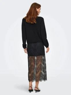 New alva Life L/S Embellish Pullover Knt Bluser & Skjorter|Strik