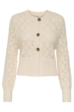 Outlet amanda Life L/S O-Neck Rev. Cardi Knt Cardigans|Ammevenligt Tøj