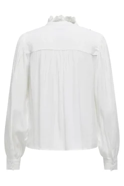Outlet amy L/S Frill Shirt Bluser & Skjorter|Ammevenligt Tøj