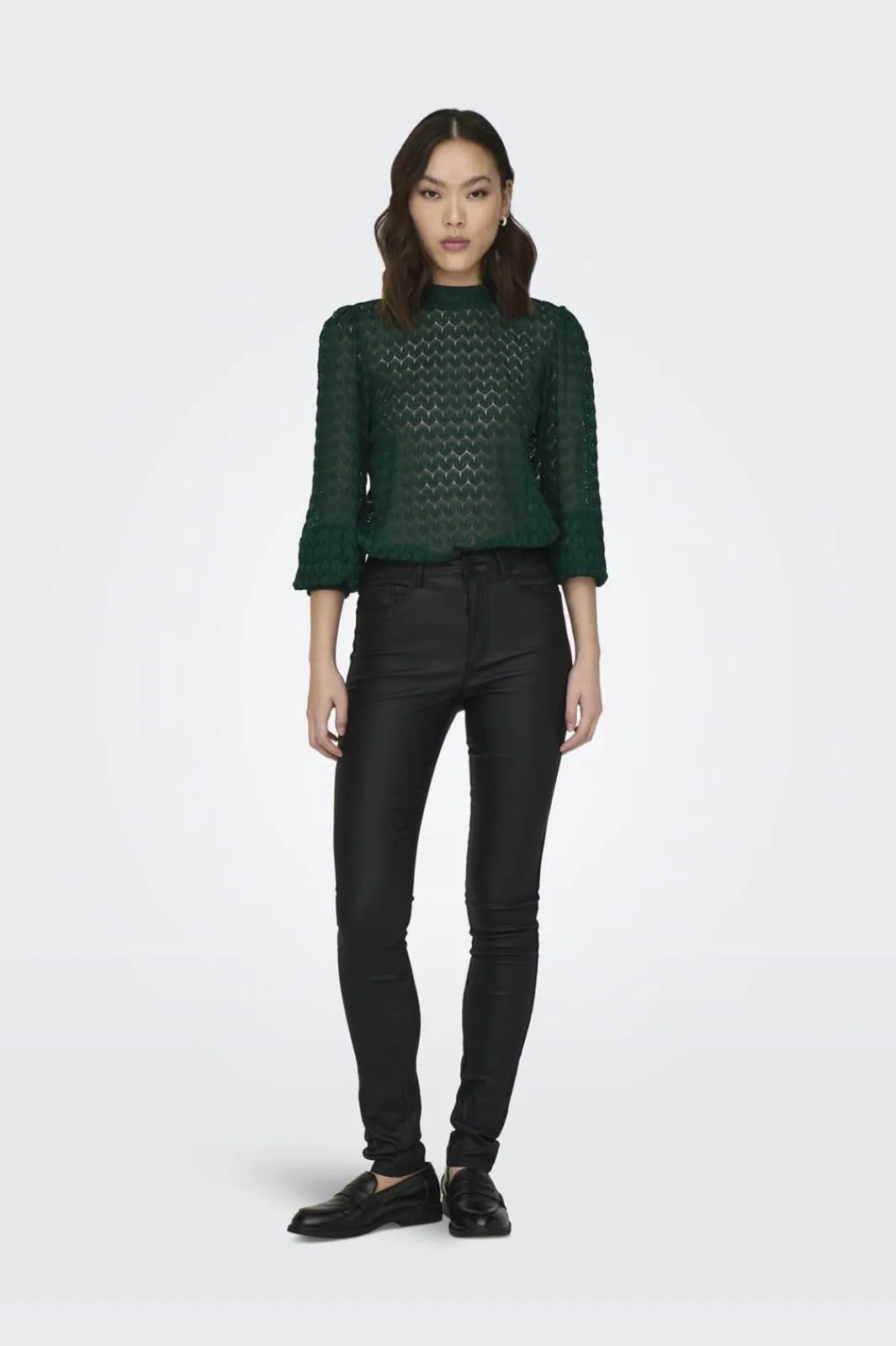 JDY T-Shirts & Toppe<avery L/S Lace Top