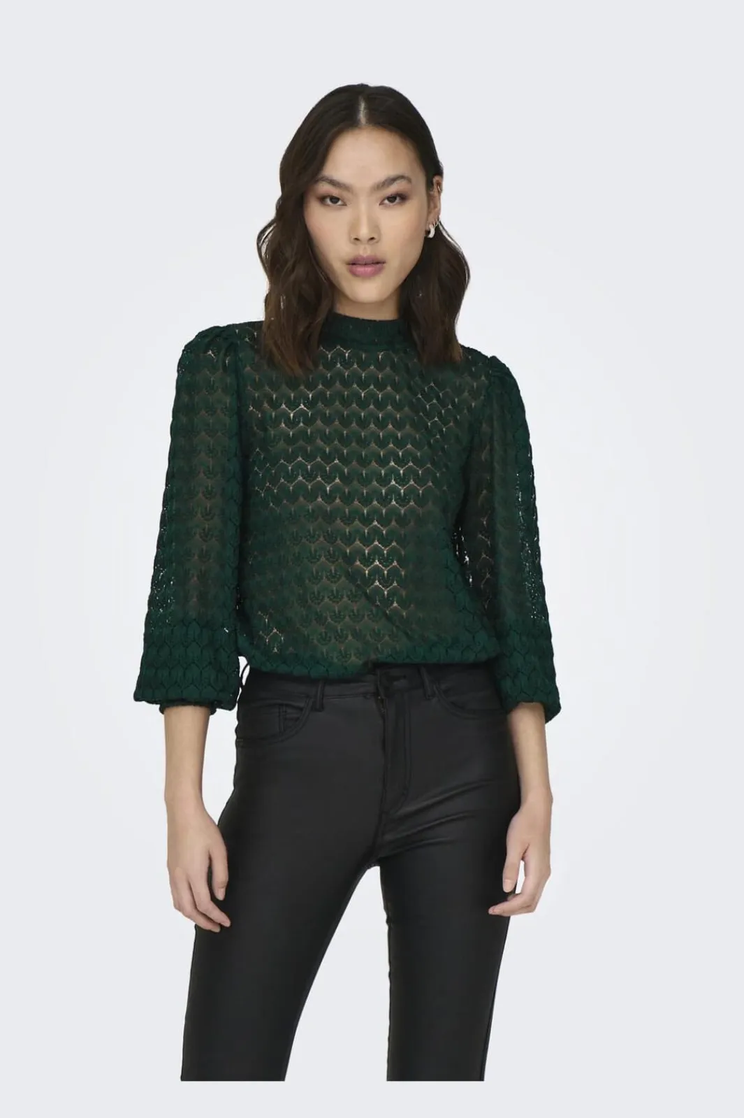 JDY T-Shirts & Toppe<avery L/S Lace Top