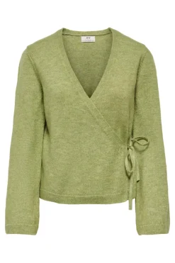 Best becky L/S Wrap Cardigan Knt Cardigans|Ammevenligt Tøj