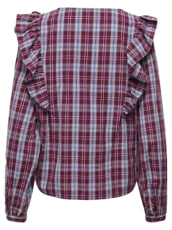 Hot dolly L/S Check Top Bluser & Skjorter