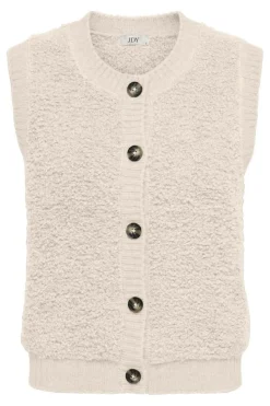 New eira Life S/L On Button Vest Knt Overtøj & Jakker