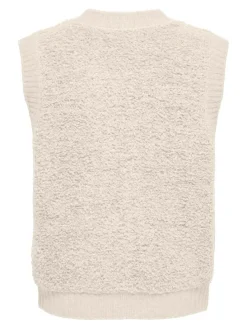 New eira Life S/L On Button Vest Knt Overtøj & Jakker
