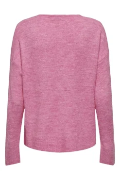 JDY Strik|Bluser & Skjorter<elanora L/S V-Neck Pullo. Knt
