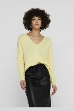 Outlet elanora L/S V-Neck Pullo. Knt Strik|Bluser & Skjorter