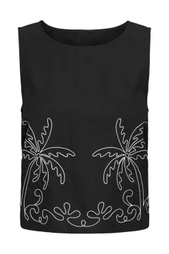Outlet eliza Embroidery S/L Top T-Shirts & Toppe