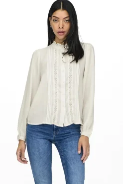 Discount ellis Life L/S Lace Shirt Bluser & Skjorter|Ammevenligt Tøj