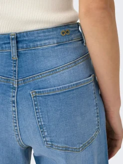 Clearance felina-Fina Wide Med Blue Bukser, Jeans & Leggings