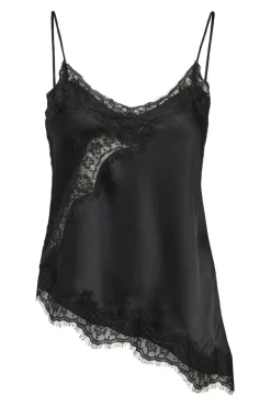 JDY T-Shirts & Toppe<fifi S/L Asym Lace Singlet