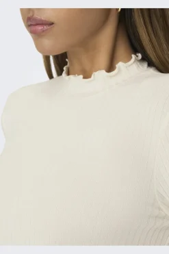 JDY Bluser & Skjorter<fransiska Life L/S Hi-Nck Top Jr