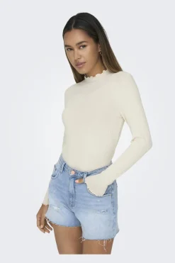 JDY Bluser & Skjorter<fransiska Life L/S Hi-Nck Top Jr