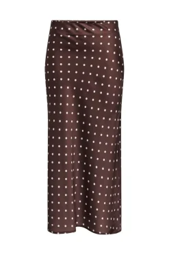 Best hailey Satin Midi Skirt Nederdele