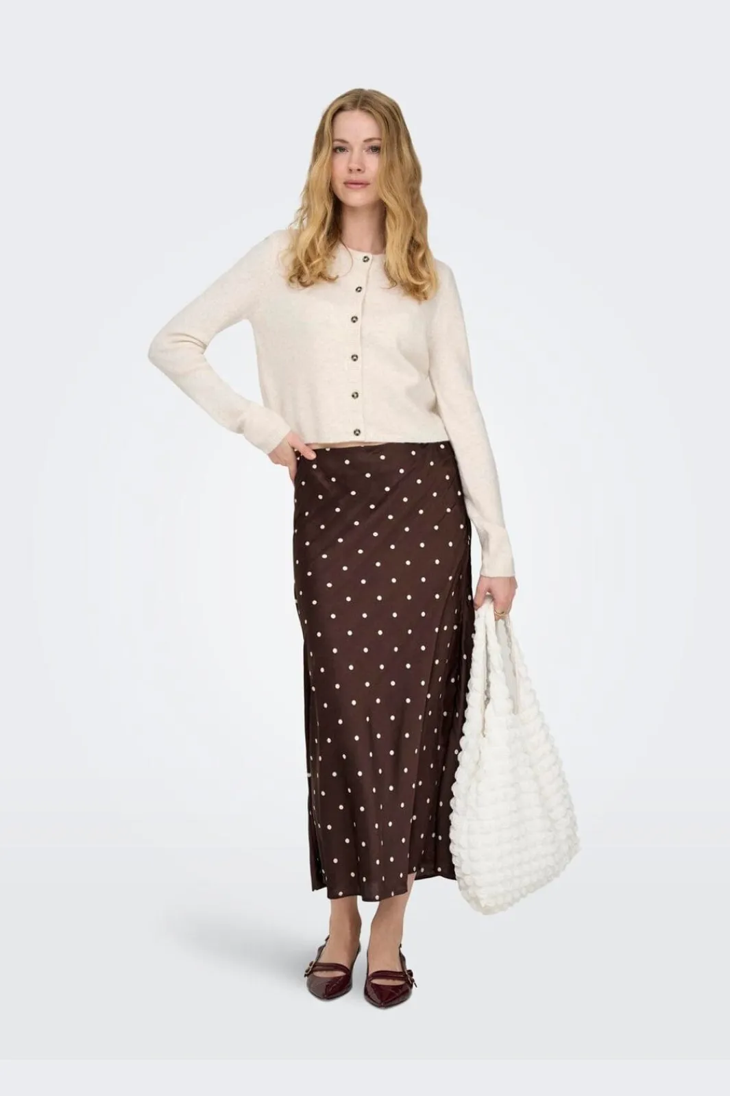 Best hailey Satin Midi Skirt Nederdele