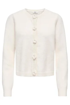 JDY Cardigans|Ammevenligt Tøj<haylee L/S Flower Cardigan Knt