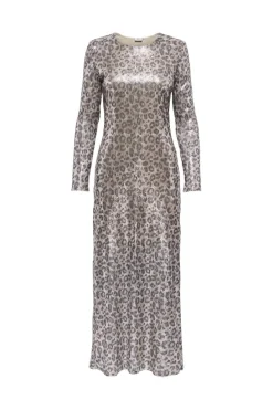 leona Sequin L/S Long Dress Kjoler