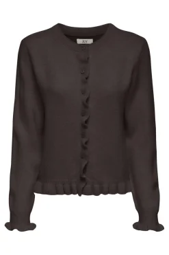 Online letty L/S On Frill Cardigan Knt Cardigans|Ammevenligt Tøj