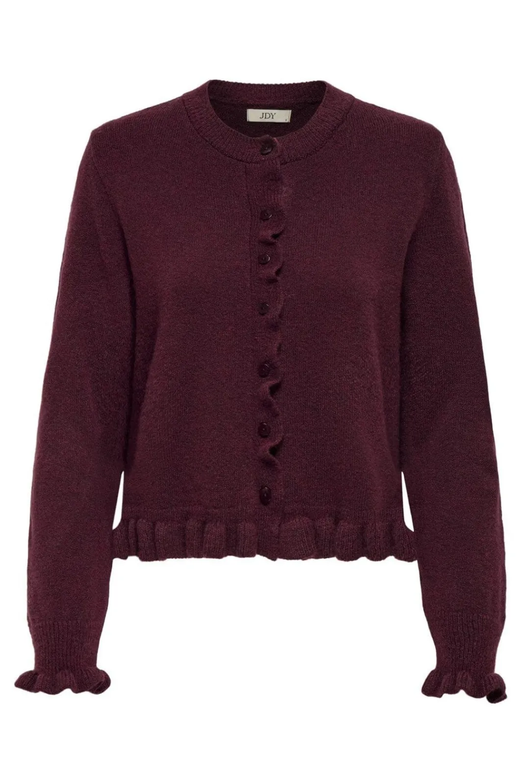 Outlet letty L/S On Frill Cardigan Knt Cardigans|Ammevenligt Tøj