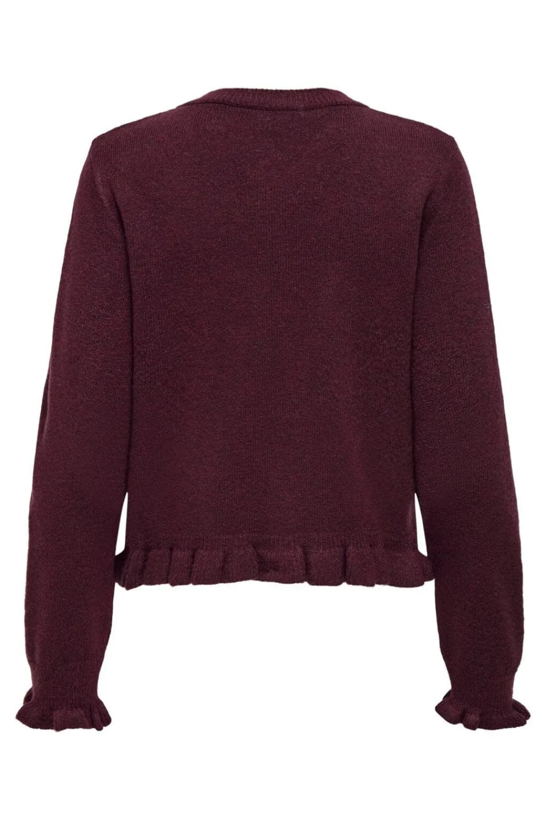 Outlet letty L/S On Frill Cardigan Knt Cardigans|Ammevenligt Tøj