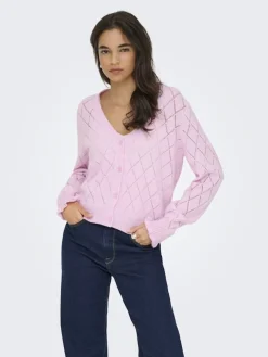 JDY Cardigans<letty L/S V-Neck Struc Cardi Knt