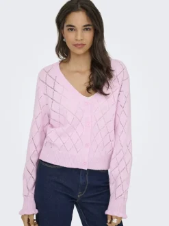 JDY Cardigans<letty L/S V-Neck Struc Cardi Knt
