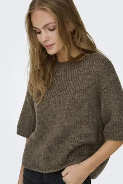 New linea S/S Pullover O-Neck Knt Strik|Bluser & Skjorter