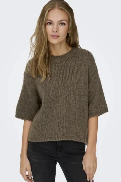 New linea S/S Pullover O-Neck Knt Strik|Bluser & Skjorter