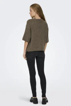 New linea S/S Pullover O-Neck Knt Strik|Bluser & Skjorter