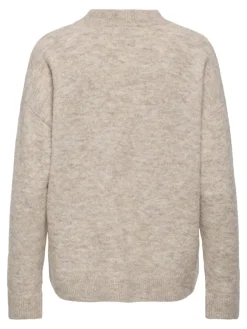Outlet luna L/S O-Neck Pullover Knt Strik|Bluser & Skjorter