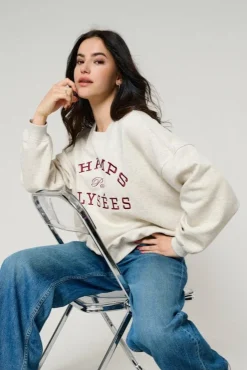 JDY Sweatsæt & Comfy Wear|Bluser & Skjorter<mesa L/S O-Neck Emb Sweat