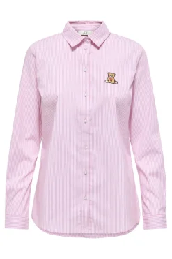 New mio L/S Embroidery Shirt Bluser & Skjorter|Ammevenligt Tøj
