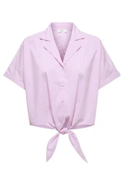 JDY Bluser & Skjorter|Ammevenligt Tøj<mio S/S Knot Shirt Dia