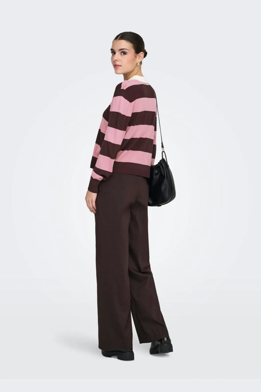 Best naima L/S Polo Pullover Knt Strik|Bluser & Skjorter