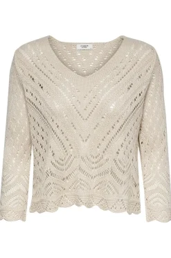 Best new Sun 3/4 Cropped Pullover Knt Bluser & Skjorter|Strik