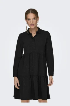 New piper L/S Foil Shirt Dress Bluser & Skjorter|Ammevenligt Tøj