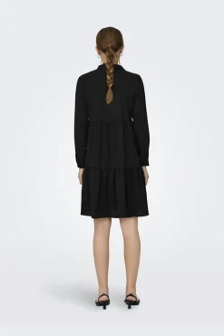 New piper L/S Foil Shirt Dress Bluser & Skjorter|Ammevenligt Tøj