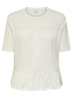 JDY T-Shirts & Toppe<poula S/S Pearl Top