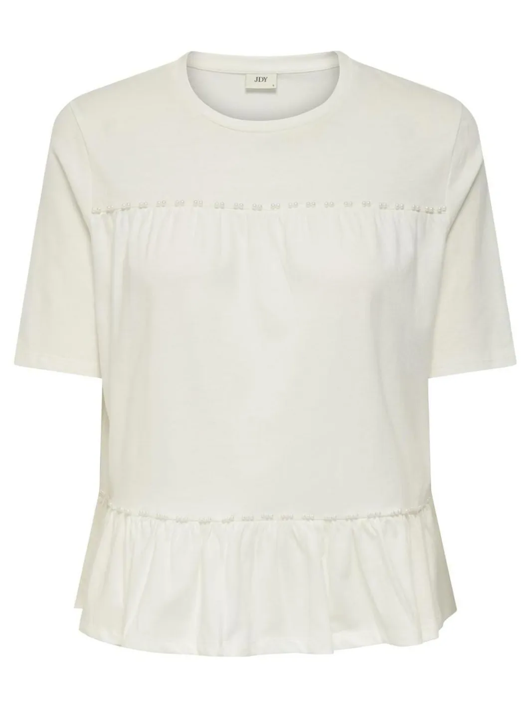 JDY T-Shirts & Toppe<poula S/S Pearl Top