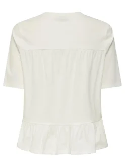 JDY T-Shirts & Toppe<poula S/S Pearl Top
