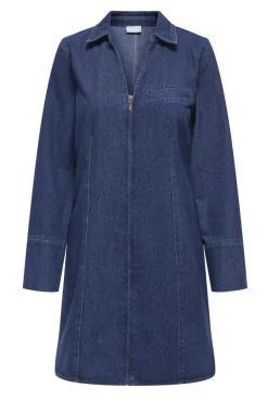 JDY Kjoler|Ammevenligt Tøj<sally Zip Stitch L/S Dress
