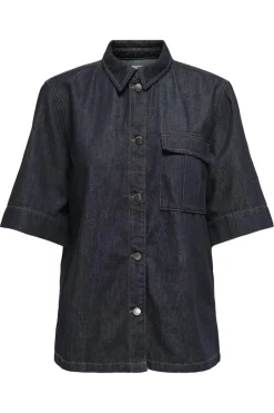 Clearance sansa Ss Oversize Shirt Db Bluser & Skjorter|Ammevenligt Tøj