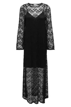 Online silvia L/S Lace Maxi Dress Kjoler