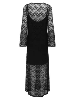 Online silvia L/S Lace Maxi Dress Kjoler