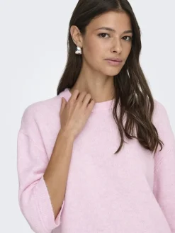 JDY Strik|Bluser & Skjorter<sonja S/S O-Neck Pullover Knt