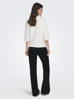 Hot sonja S/S O-Neck Pullover Knt Strik|Bluser & Skjorter